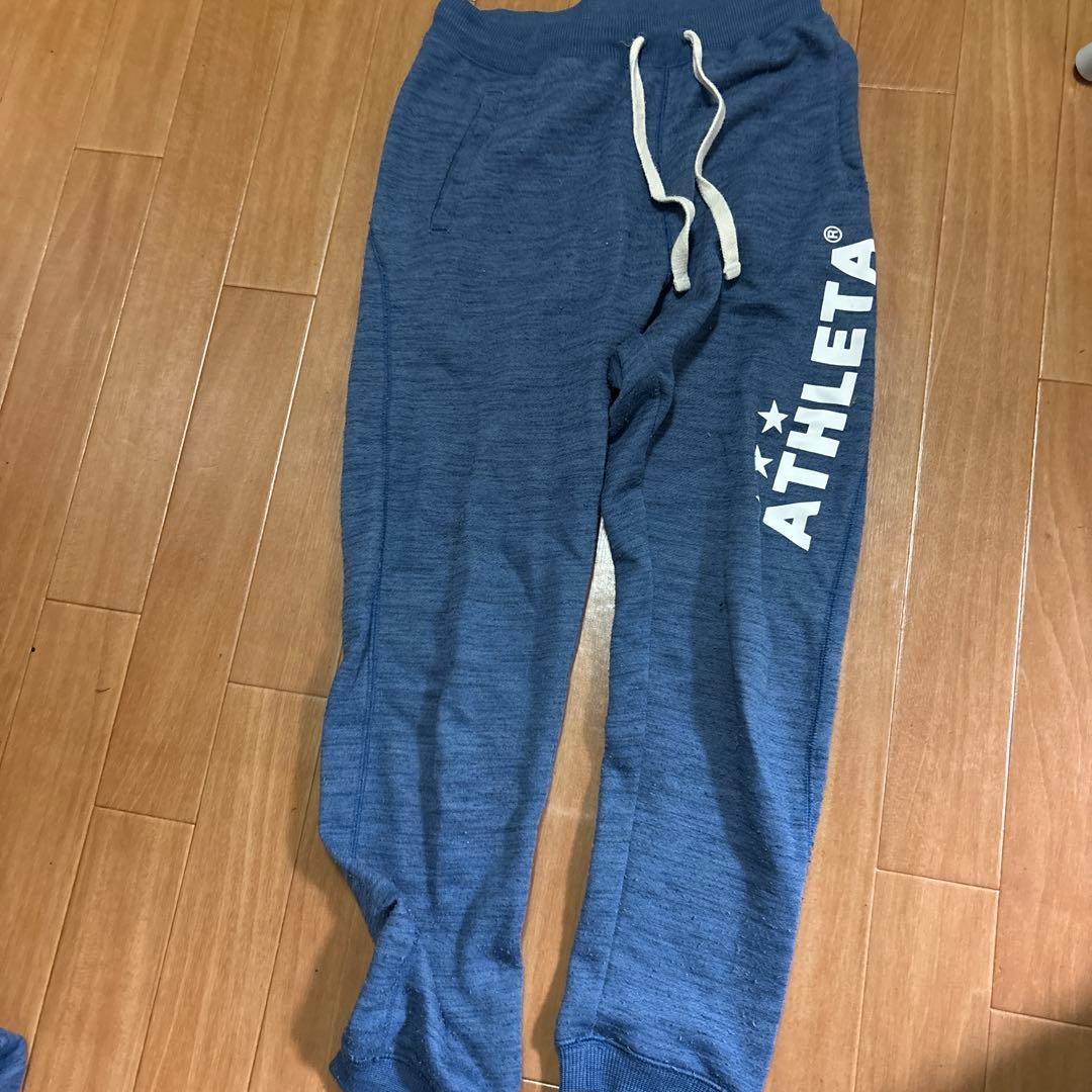 ATHLETA ネイビー フード付きジャケットとパンツセット