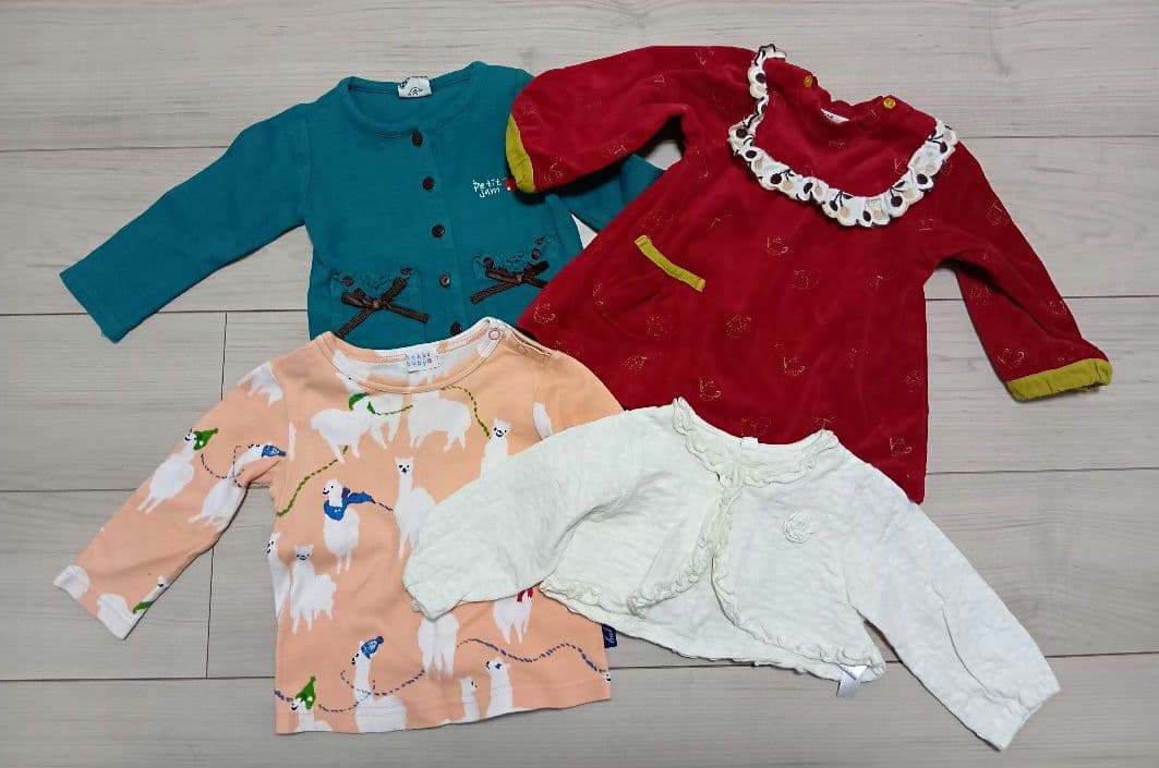 女の子　まとめ売り　メゾピアノ　春物　夏物　秋物　冬物　56点セット　80