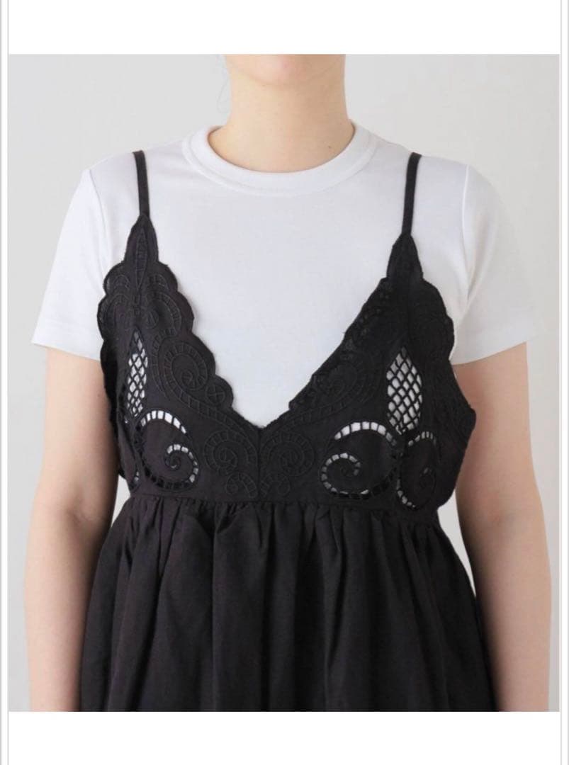 crincle crincle crincle リネンコットンエンブロイダリー