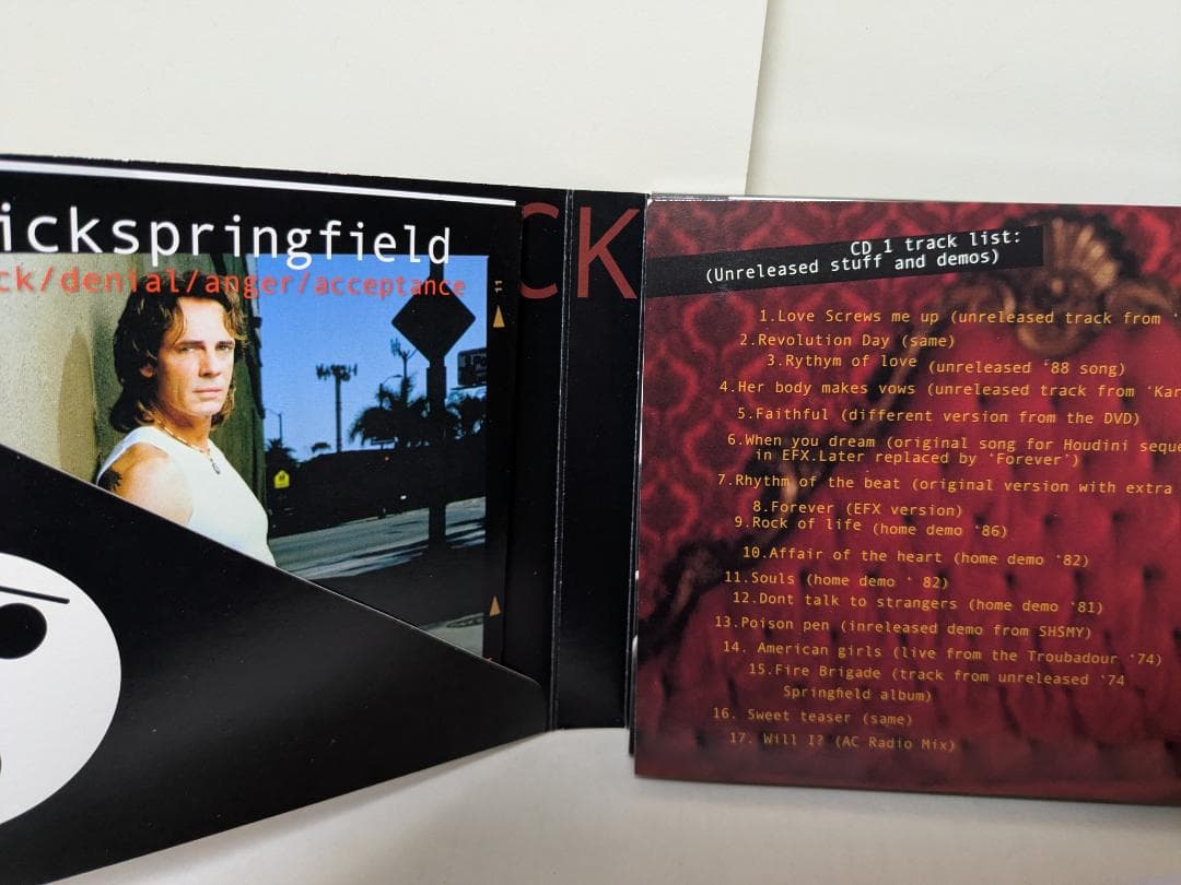 Rick Springfield☆Shock/Denial/Anger限定