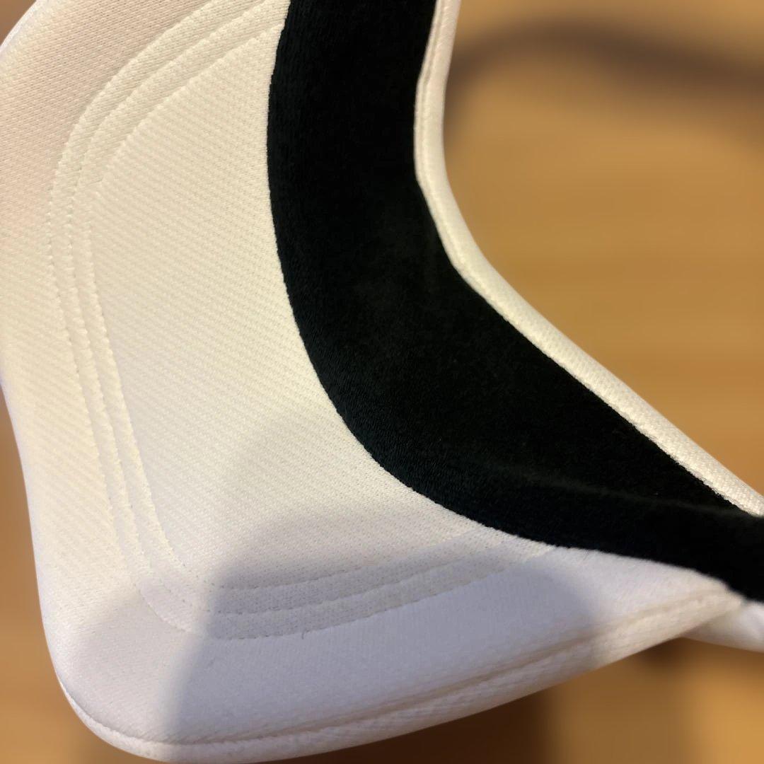 未使用☆マークアンドロナ☆サンバイザー☆速乾☆ユニセックス☆GOLF☆レア☆白