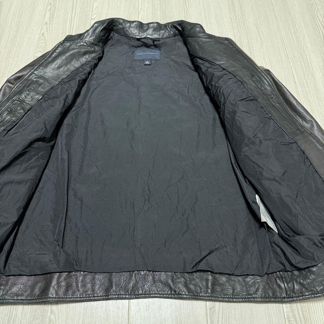 BANANA REPUBLIC 00's Y2K ラムレザー ライダース