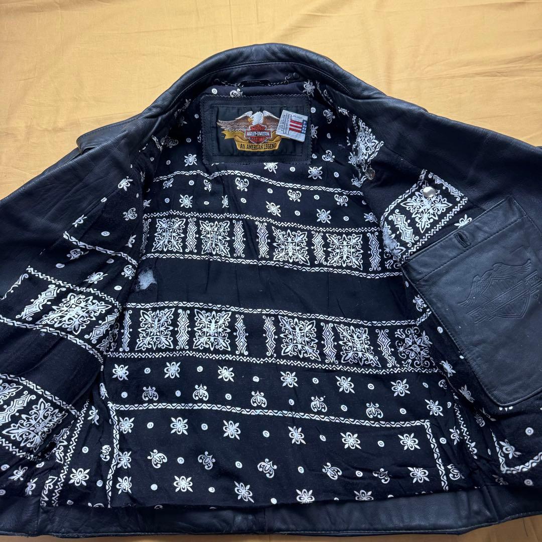 Harley Davidson ダブルライダースジャケット　ハーレー　USA製