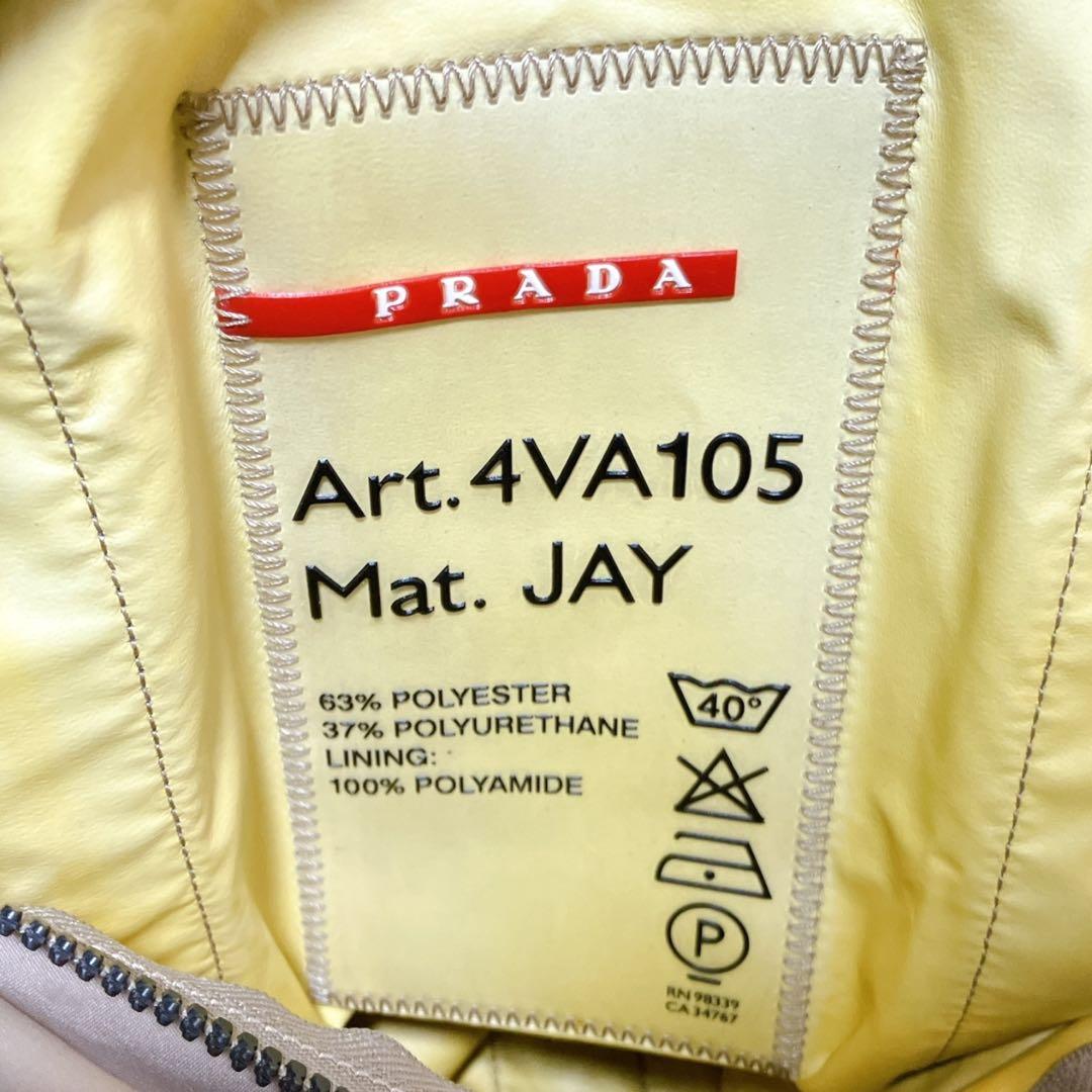 プラダ スポーツ 洗える A4収納可 肩掛け可 トートバッグ ベージュ 軽量