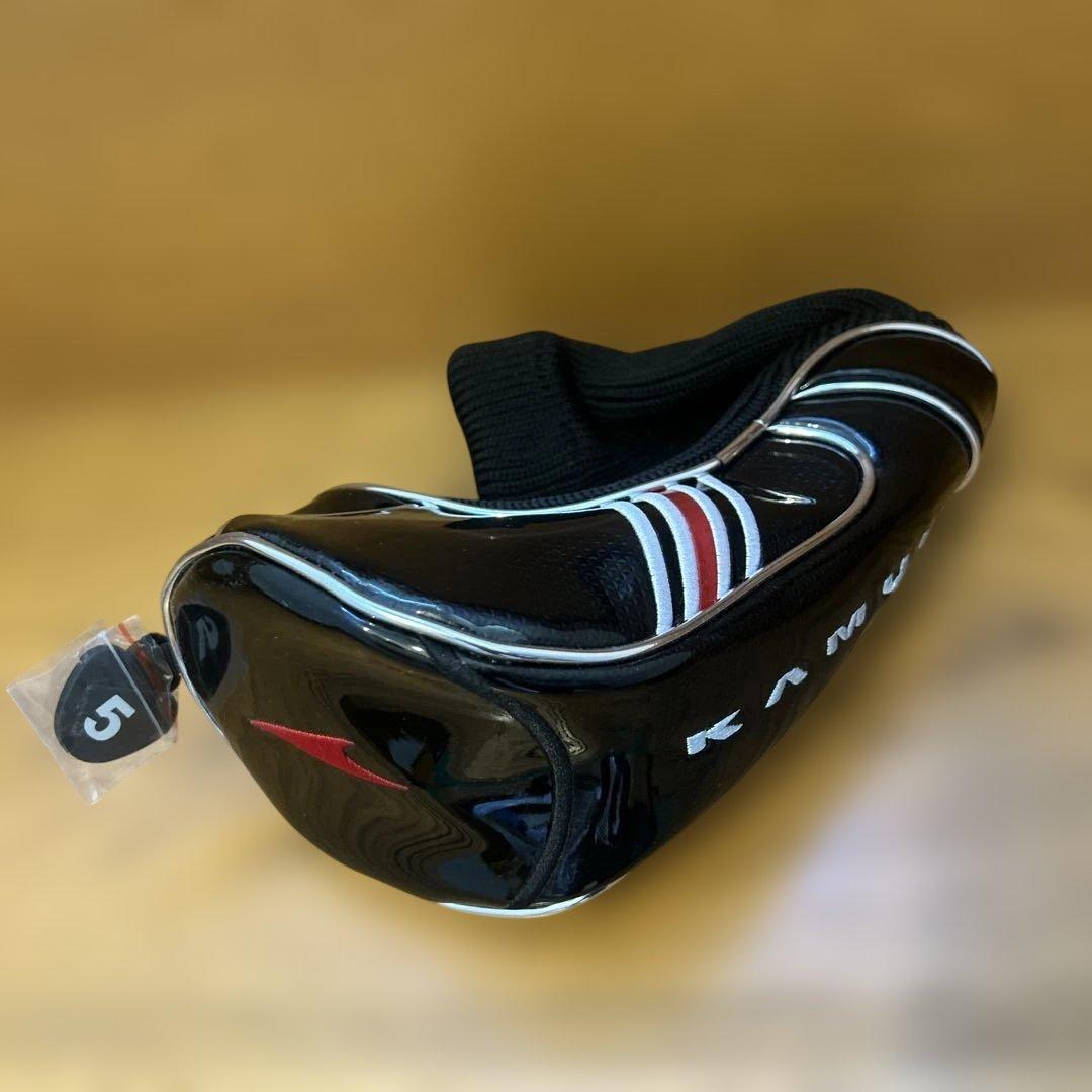 名器美品。KAMUIカムイTP-XFフェアウェイWブラックバージョン#5