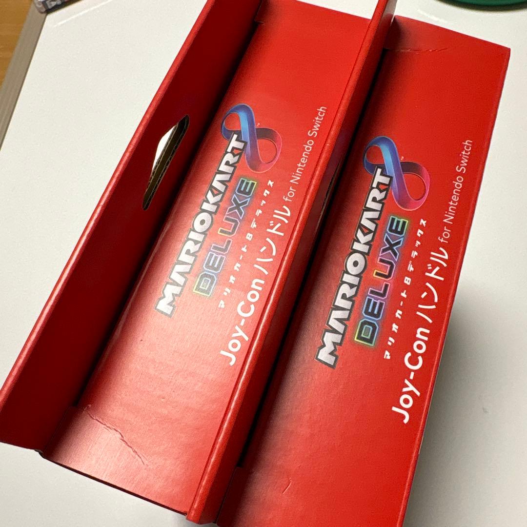 美品　マリオカート8 デラックス + Joy-Con ハンドル2個セット