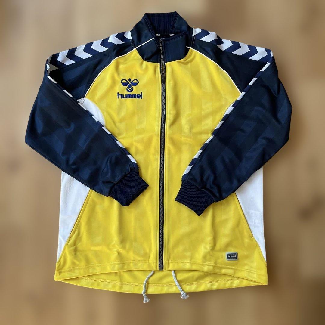 【新品未使用】hummel スポーツジャージ イエロー/ネイビー