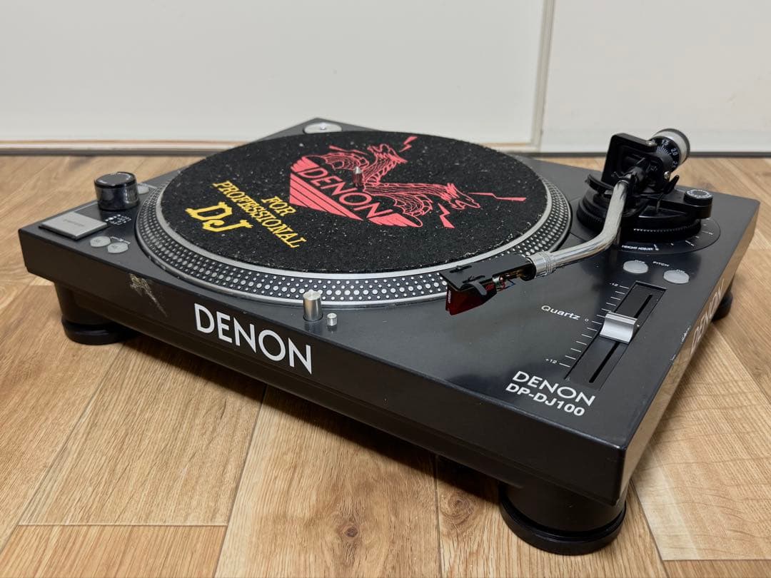 Denon DP-DJ100 + ortofon 2M RED カートリッジ