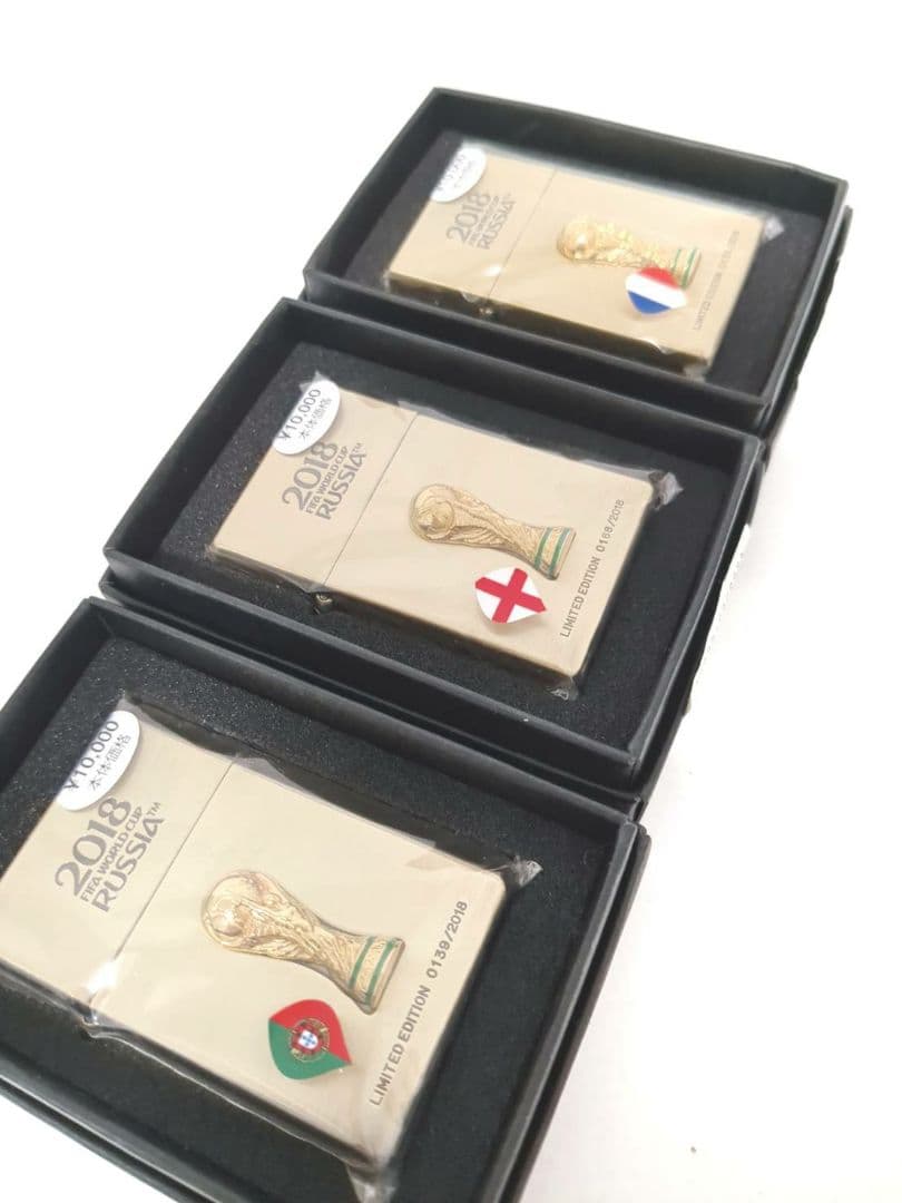 【定価3万円】新品 2018 FIFAワールドカップ オイルライター 3セット