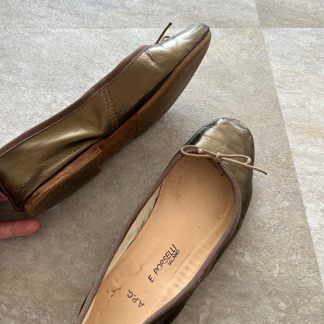 ポルセリ　A.P.C. バレーシューズ