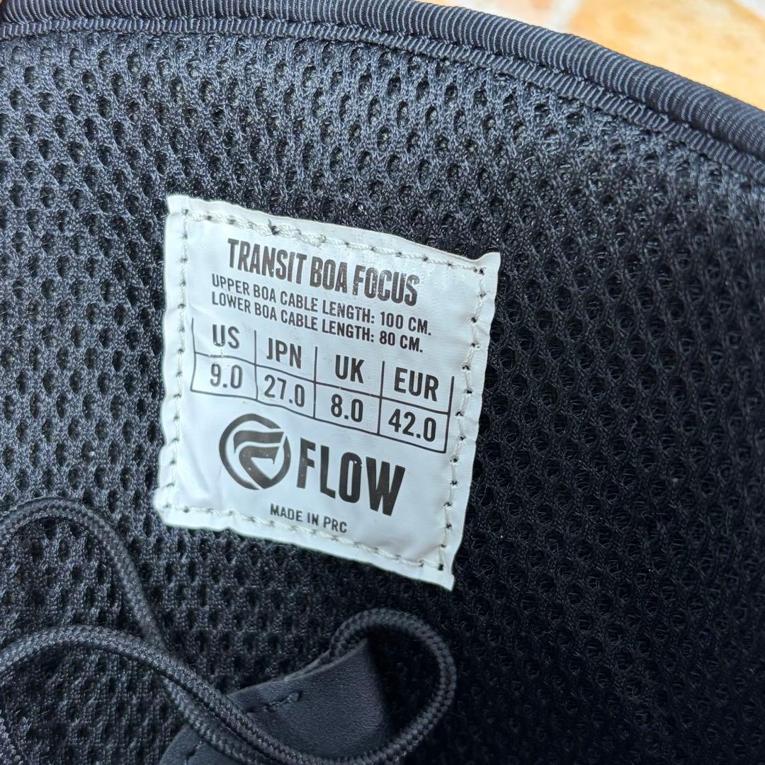 FLOW TRANSIT BOA FOCUS スノーボードブーツ 27.0cm