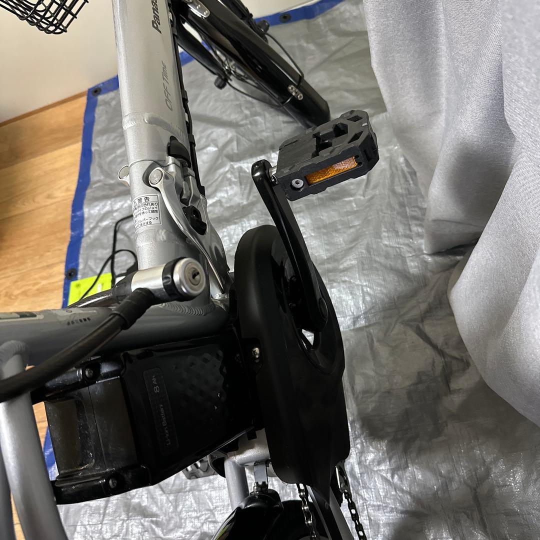 Panasonic 電動アシスト自転車オフタイム 前カゴ付き