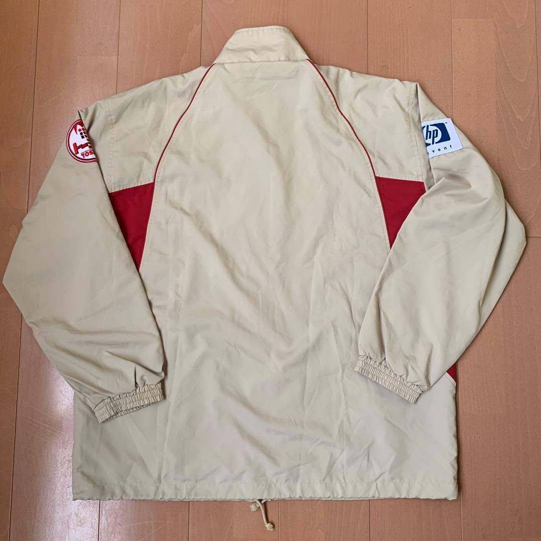 浦和レッズ 選手支給品PUMA ウィンドブレーカー ベージュ・赤　サイズ XO