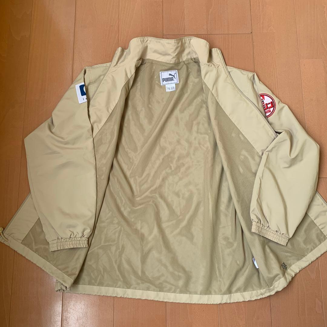 浦和レッズ 選手支給品PUMA ウィンドブレーカー ベージュ・赤　サイズ XO