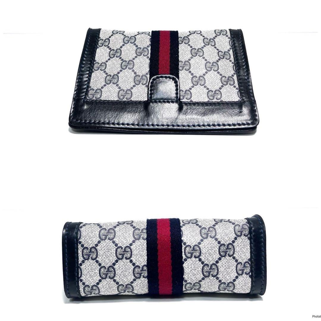 【美品】OLD GUCCI グッチ italy製/シェリーライン/クラッチバッグ