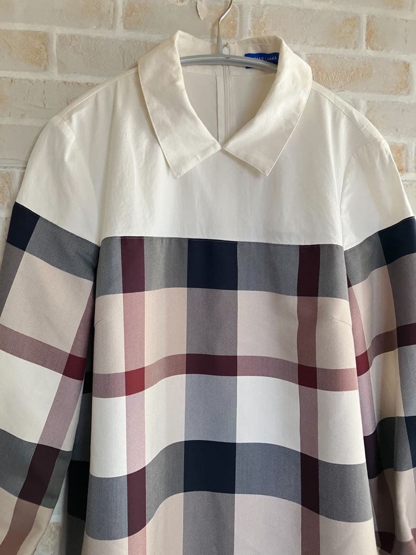 ブルーレーベルクレストブリッジ　ワンピース　クレストブリッジチェック