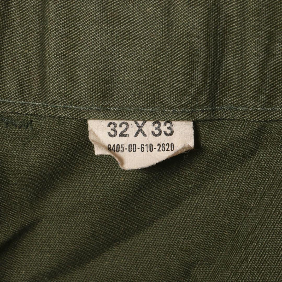 80s ベイカー パンツ OG-507 ユーティリティ 30 軍パン アメリカ