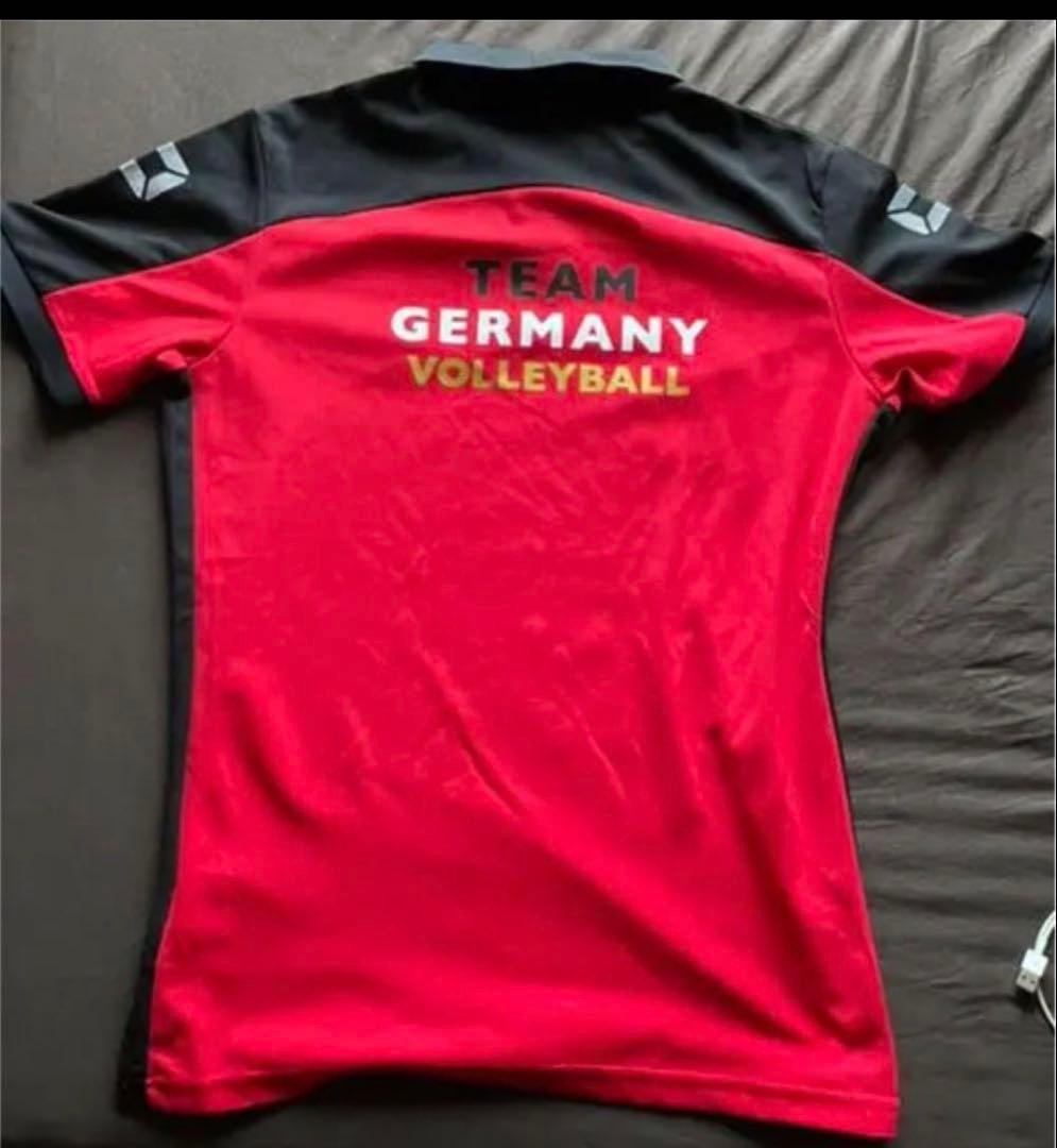実使用・支給品 ドイツ バレーボール 代表 スタッフ ポロシャツ STANNO