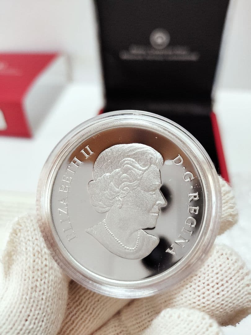 は*ち様 カナダ 2012年 辰年 龍 15ドル 純銀貨 