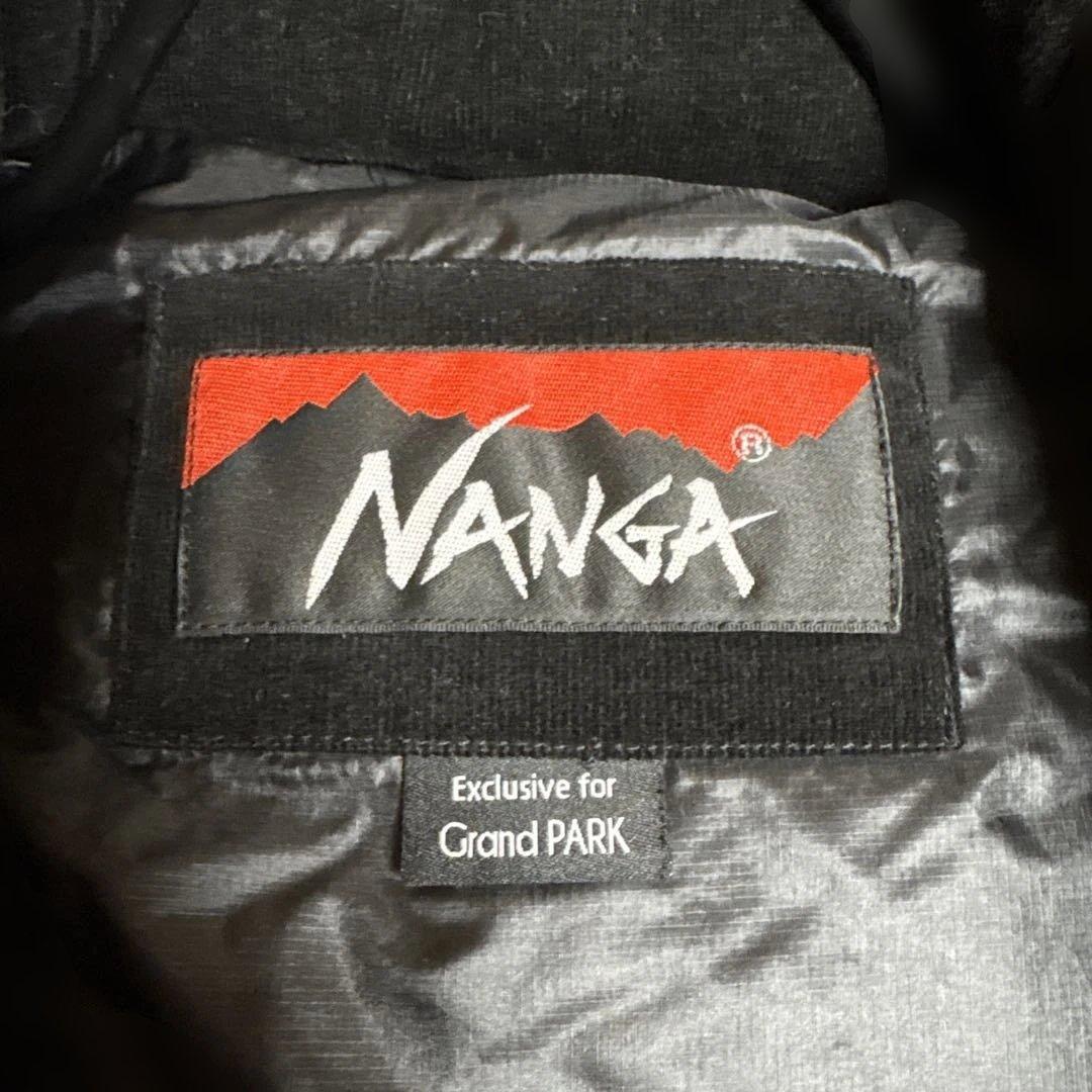 AAAナンガ グランドパーク ダウンベスト サイズ46 ダークグレー