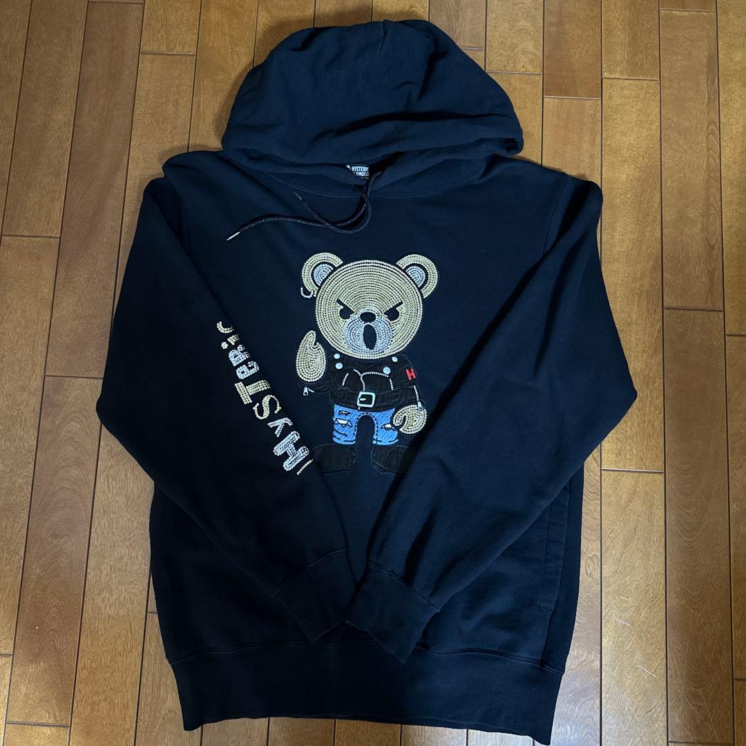 ユ*）様 レア商品‼️ヒステリックグラマー ROCKERS BEAR刺繍パーカー