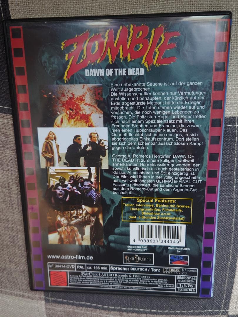 【超希少品】ゾンビ DAWN OF THE DEAD　ドイツ語ファイナルカット版