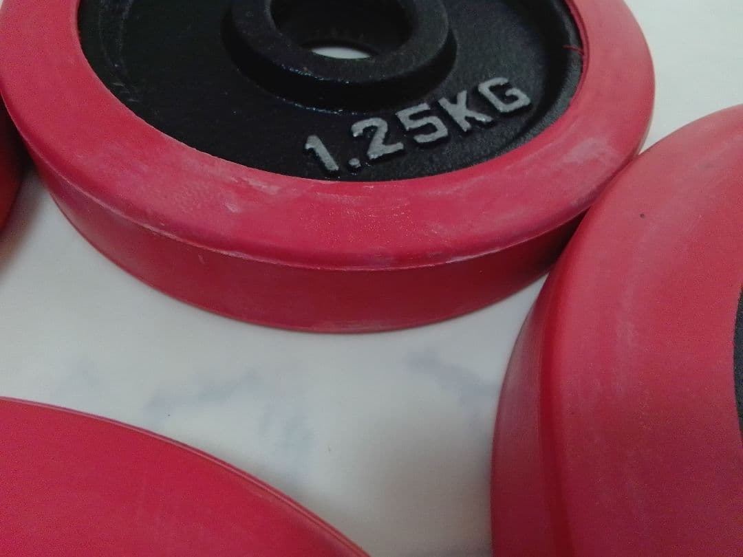 アイロテック iROTEC ラバー付 ダンベル プレート 合計20kg ①