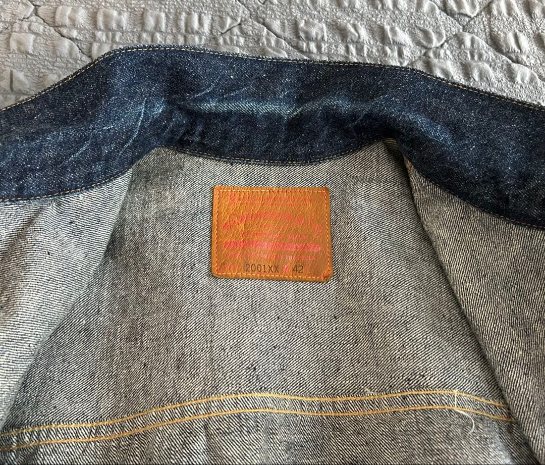 【美品】ウエアハウス デニムジャケット 2001XX 1st 濃紺