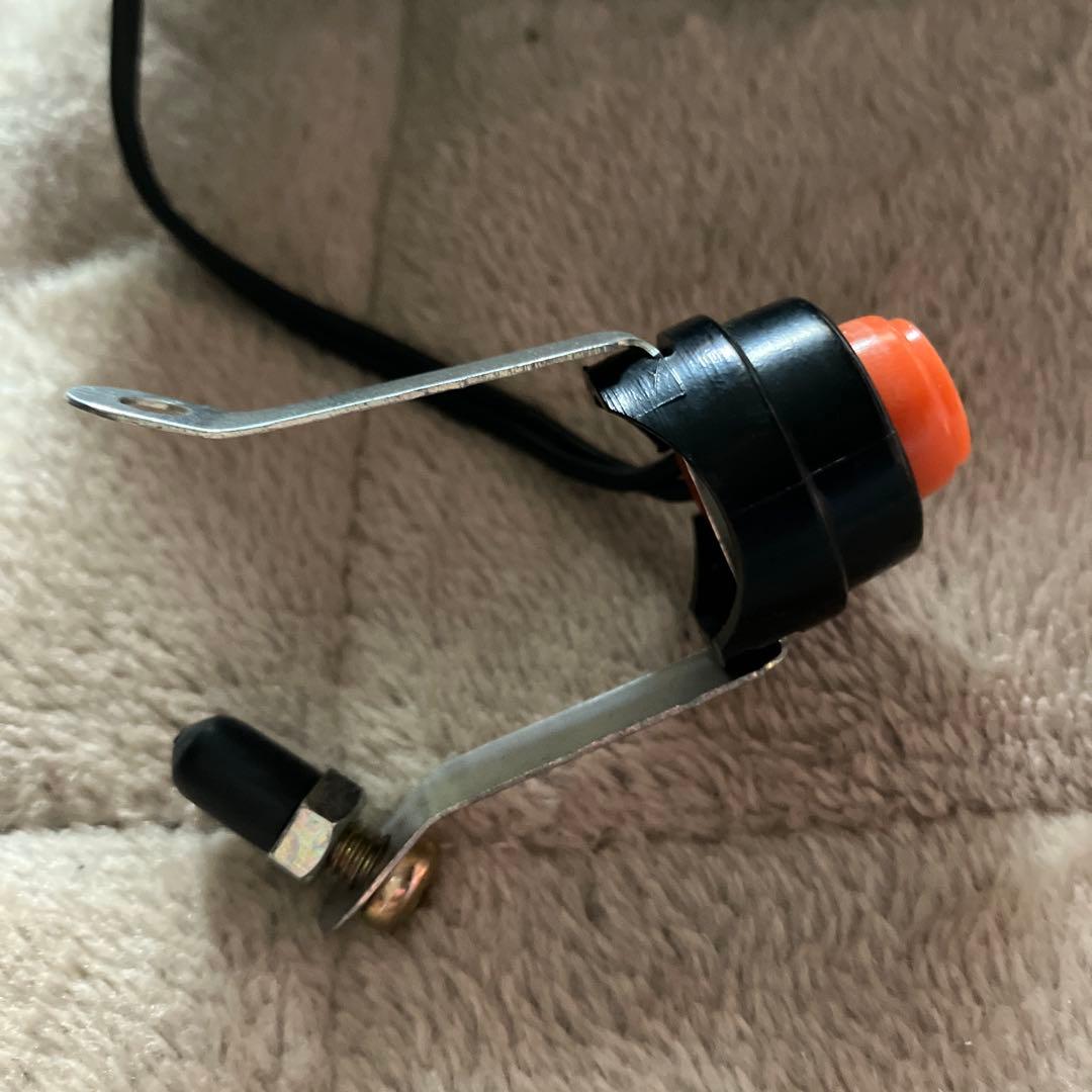 自転車昭和レトロ子供用ブザー、ベルハンドル部分取り付け用！超レア、デッドストック