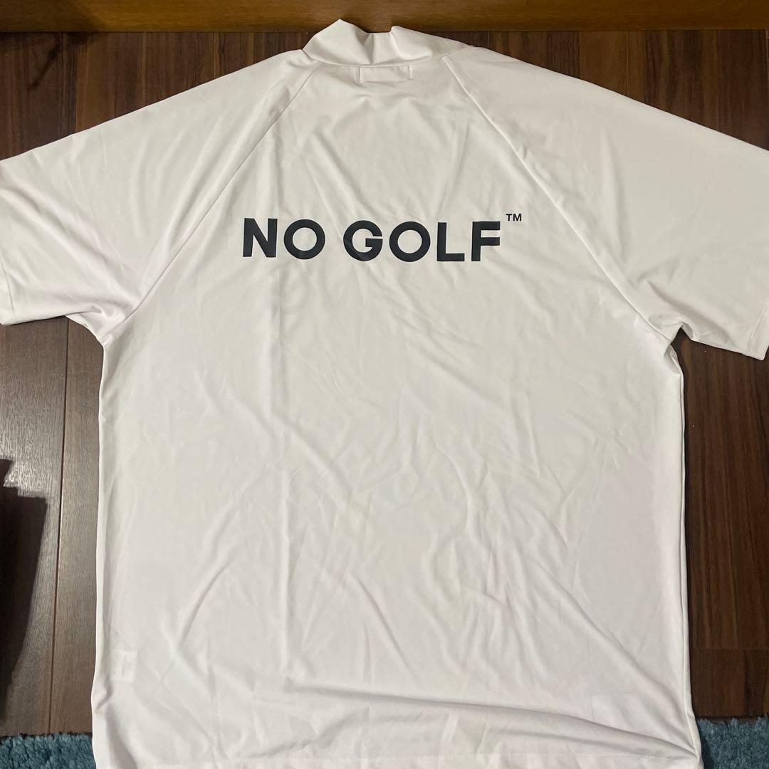 NO COFFEE 半袖モックネックシャツ サイズXL