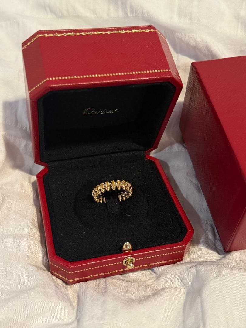 【まなみ出品】Cartier 18Kクラッシュゴールドリング