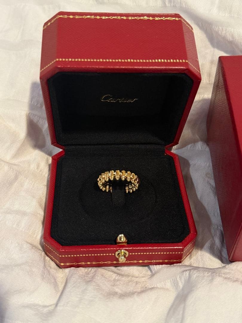 【まなみ出品】Cartier 18Kクラッシュゴールドリング