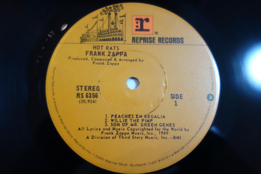 洋楽 [LP] Frank Zappa / Hot Rats