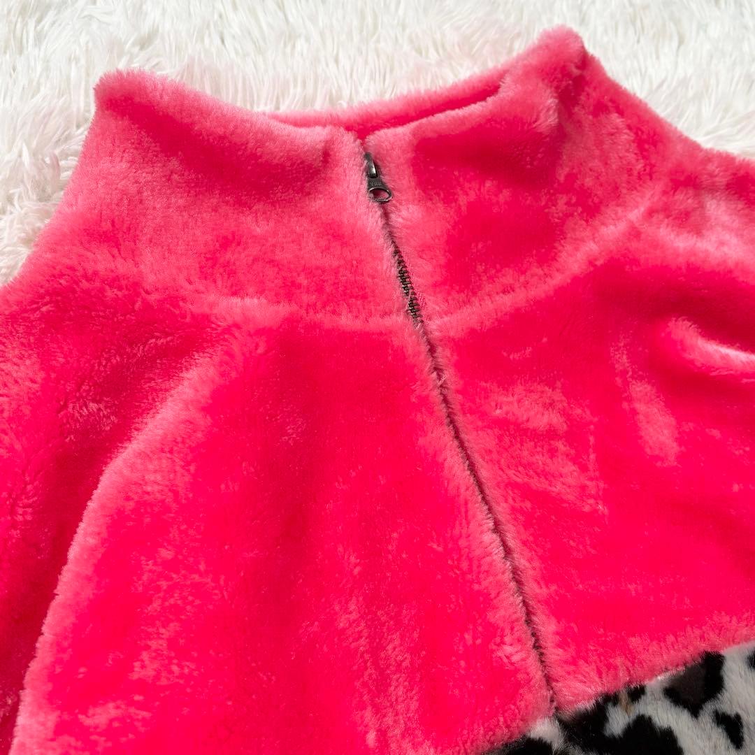 UGG アグ　フェイクファージャケット　ボア　オーバーサイズ　ヒョウ柄　S