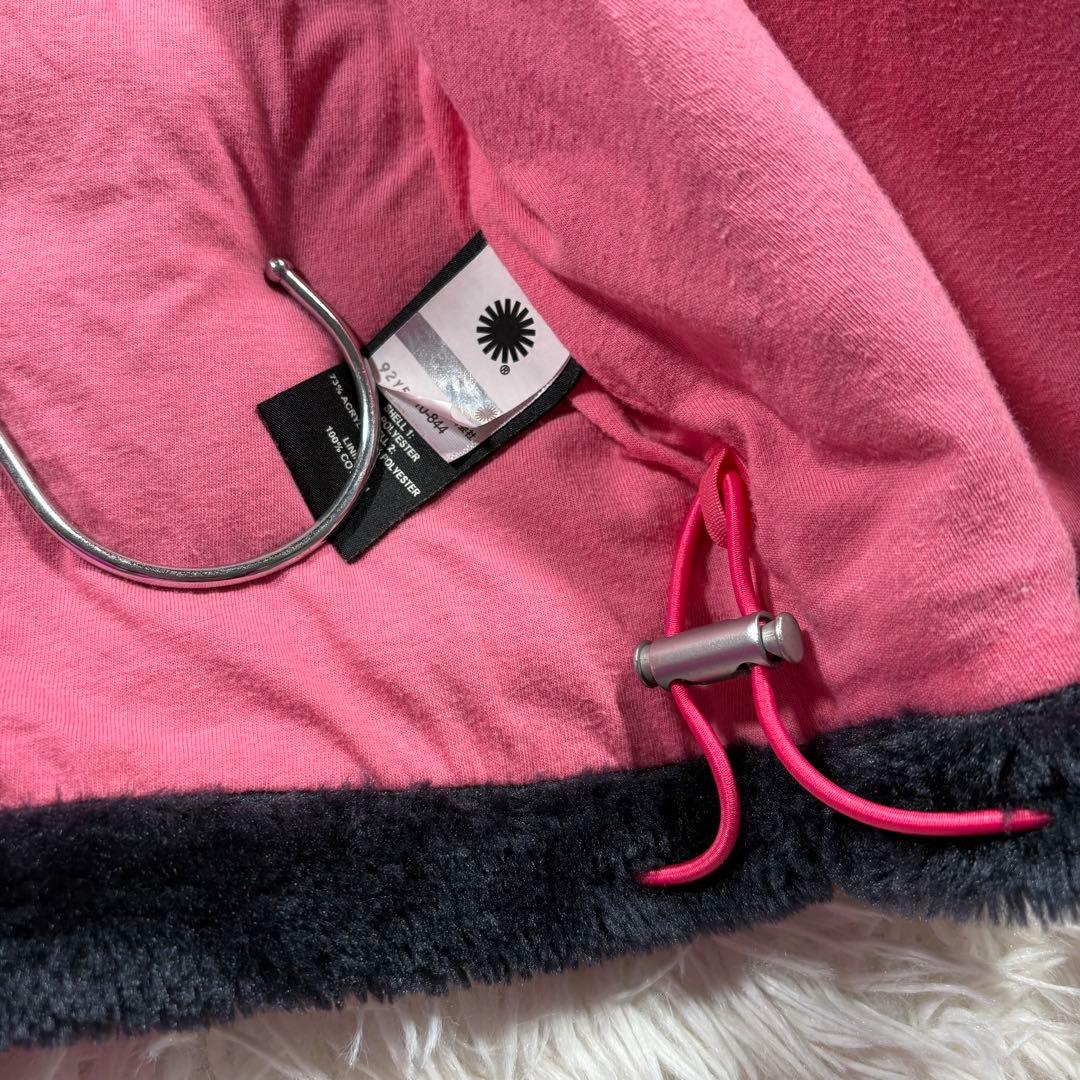 UGG アグ　フェイクファージャケット　ボア　オーバーサイズ　ヒョウ柄　S