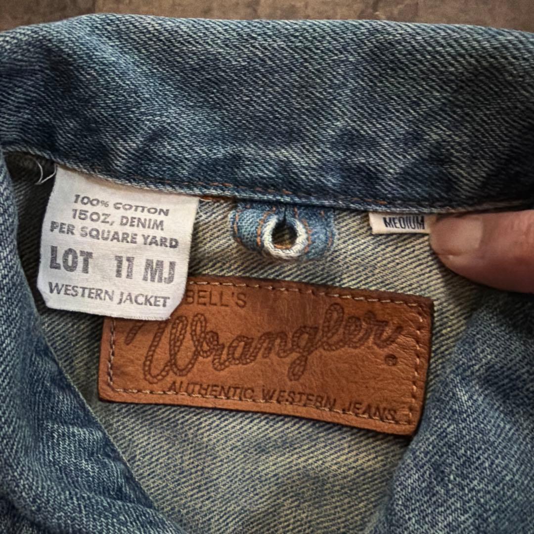 90s ラングラー 11MJ 復刻 デニム ジャケット　ビンテージ