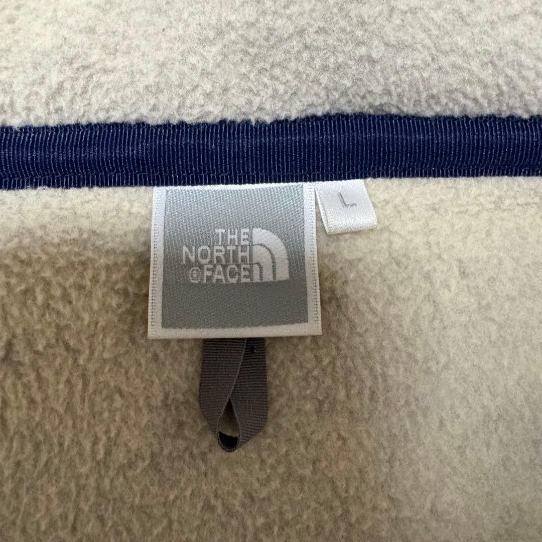 ノースフェイス パーカー フリース ジップ L ベージュ ウィメンズ