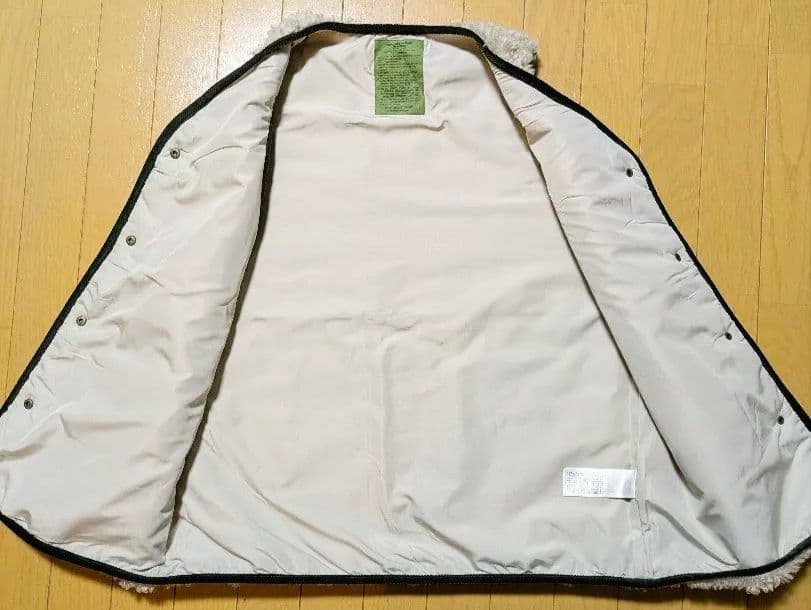 ニコアンド⋯，ベージュ フリース ベスト ポケット付き