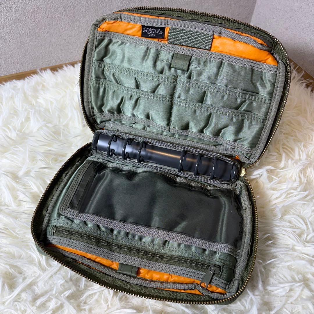 PORTER ポーター 旧型タンカー システムバインダー　セージグリーン