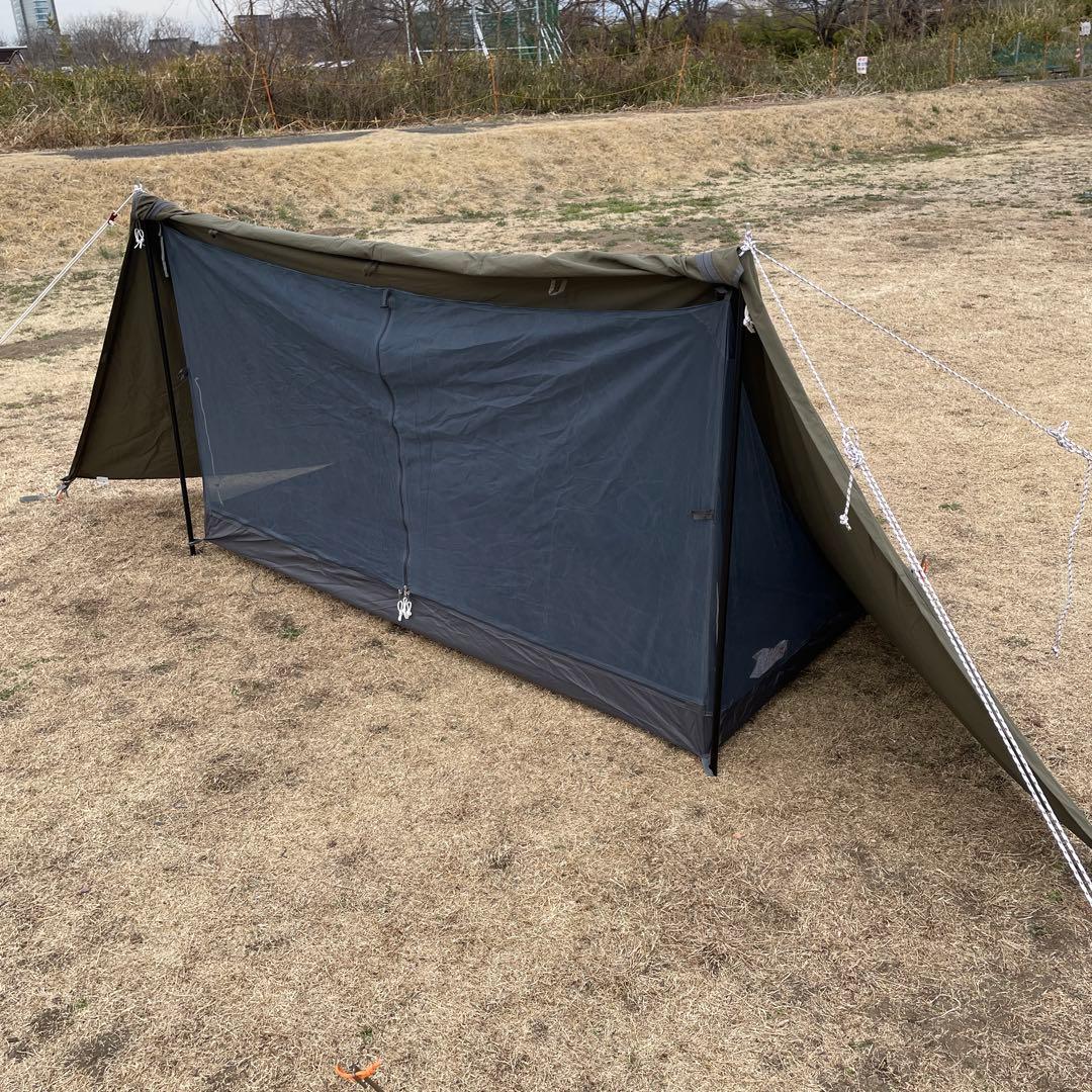 バンドック　ソロベース　ハップ風テント