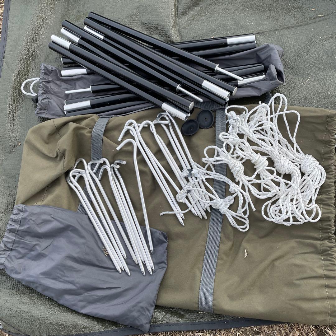 バンドック　ソロベース　ハップ風テント