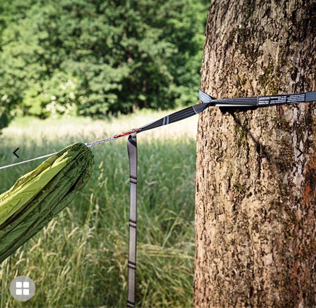 コクーン トラベル ハンモック カラビナ ストップ セット シングル 軽量