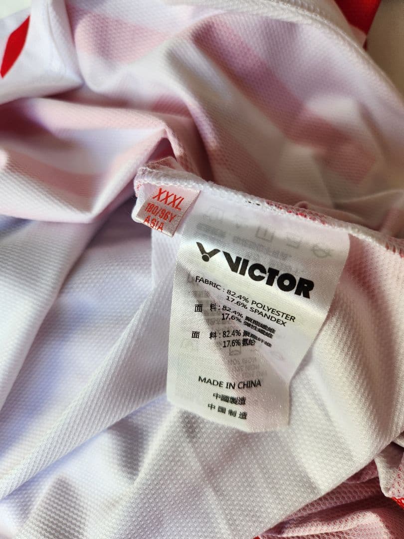 Victorビクター選手支給 デンマーク代表選手着用モデルYONEXバドミントン