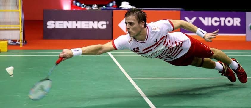 Victorビクター選手支給 デンマーク代表選手着用モデルYONEXバドミントン