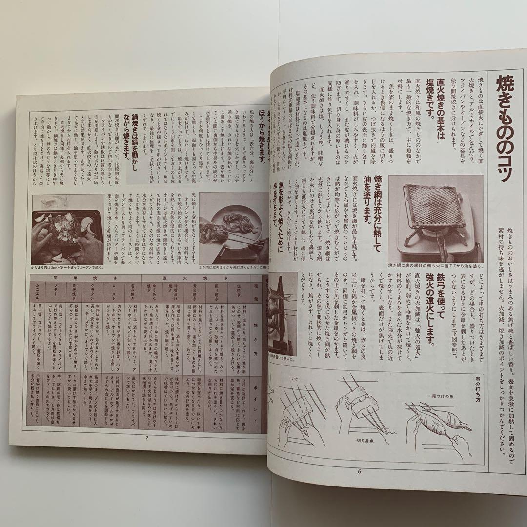 家庭画報 料理教室　料理事典／料理コツ事典・料理品目事典　※非売品