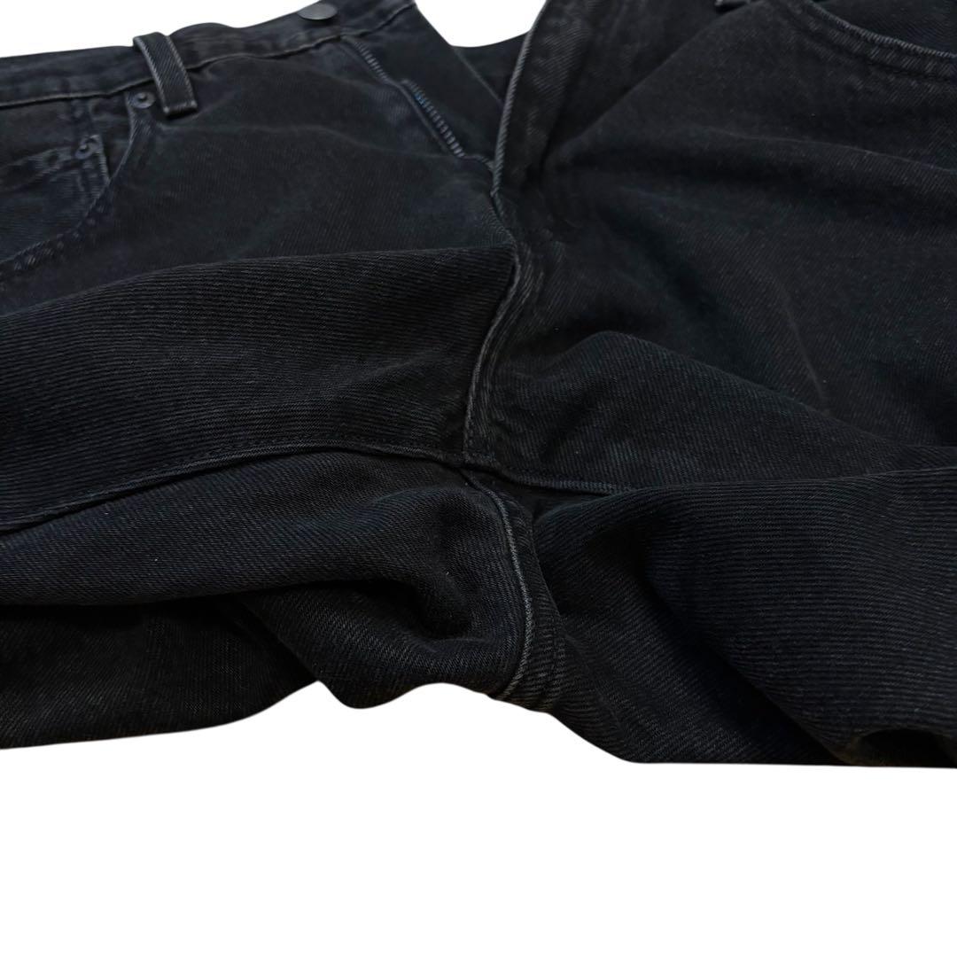 リーバイスプレミアム 517 BIGEブラックデニム ブーツカットW34