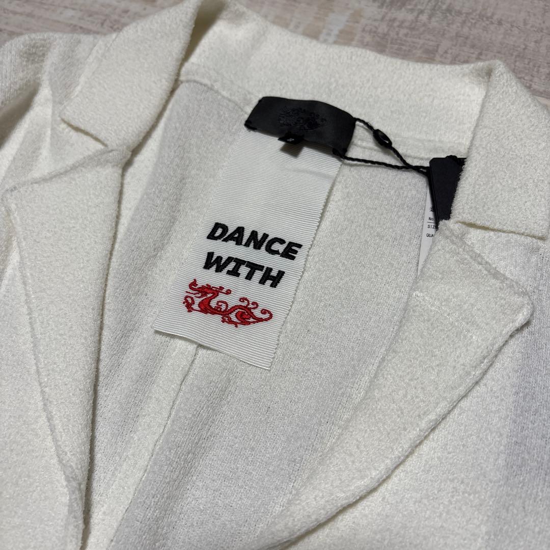 ダンスウィズドラゴン★綿50%混★ストレッチジャケット【メンズ サイズ2（M）】