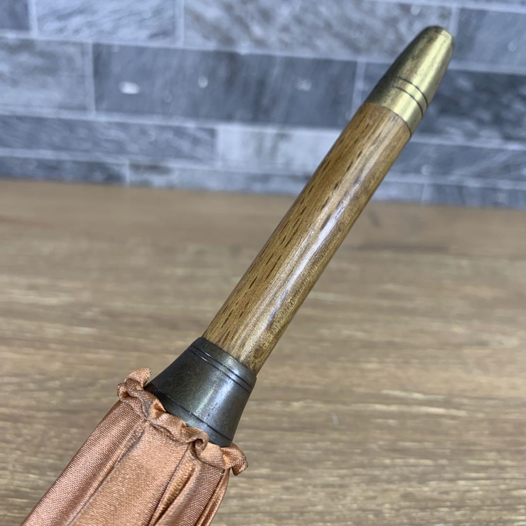 FENDI　フェンディ　長傘　60㎝　8本骨　オレンジ　晴雨兼用傘　ムーンバット