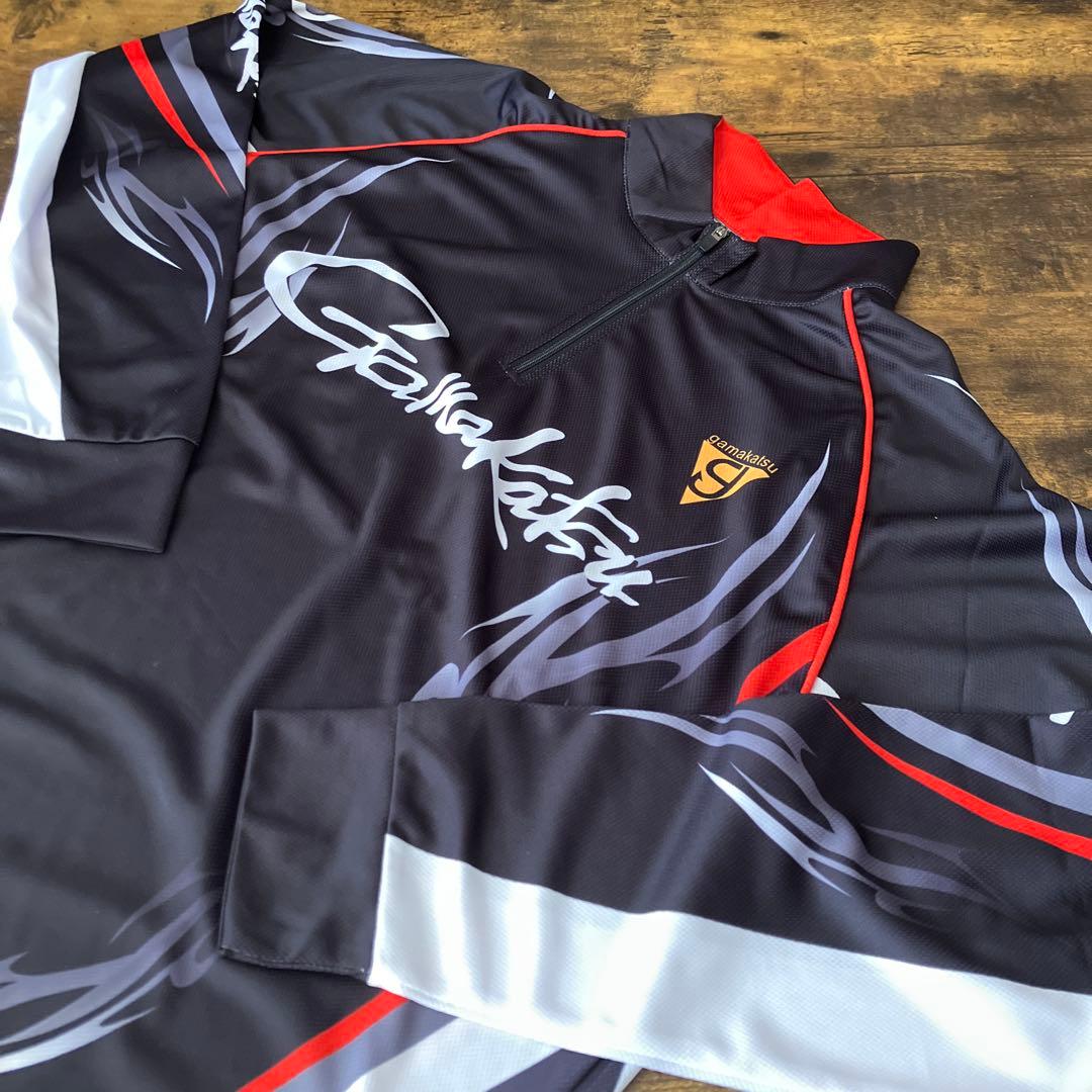 Gamakatsu ガマカツ ハーフジップシャツ フィッシングウェア XL