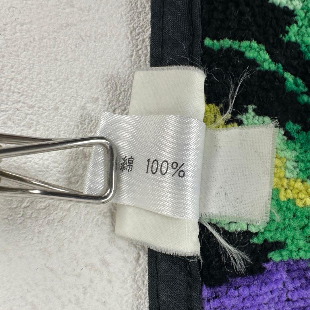 フェイラー FEILER シュニール織 花柄 エプロン ブラック